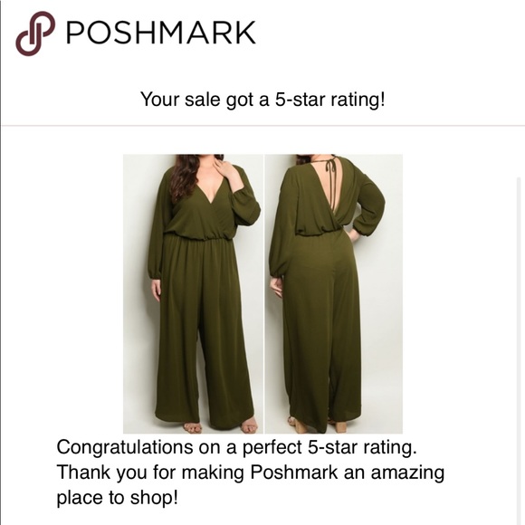 OLIVE PANT JUMPSUIT 1X, 2X & 3X - Picture 7 of 7